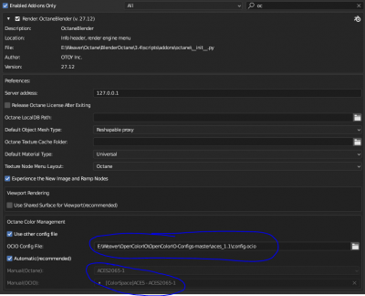 Color Management setting