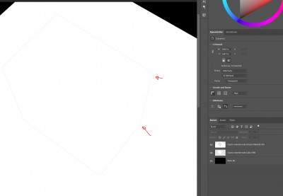 Here you can see the thin black line between the 2 cryptomatte layers.