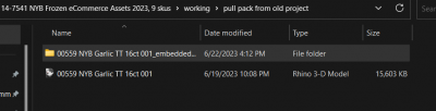 screenshot of embedded textures folder