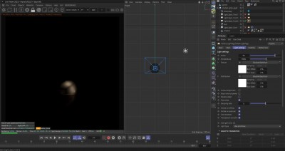 Primitive light has inversed Z direction with disk area shape.