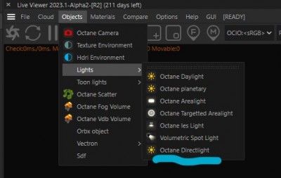 Directlight stands for Directional Light?