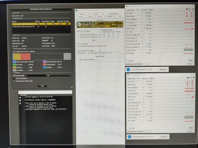 screen photo with both cards activated