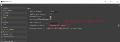 C4D setting