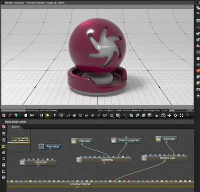 octane standalone material preview