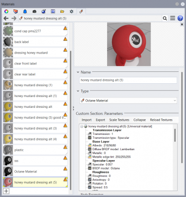 material preview discrepency (small and large different when preview is scaled)
