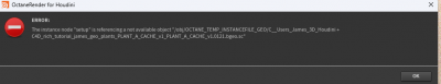 Error message