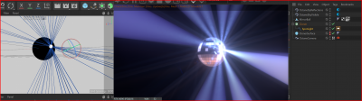 Fake Disco Ball Rays