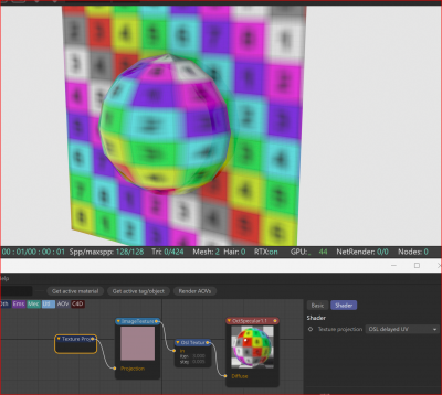 &quot;OSL Delayed UVs&quot; projection with OSL blur node