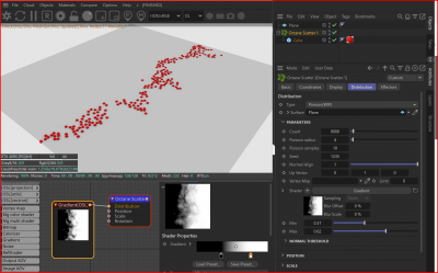 Poisson Scatter with CPU Dist. Shader