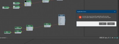only copying a black body emission mat with IES attached to it make max crash
