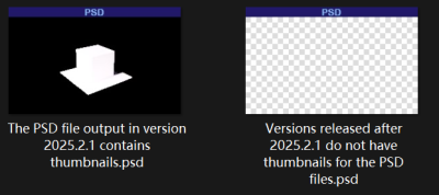 PSD with thumbnail and PSD without thumbnail